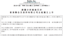 百度股价大涨6% 分拆芯片业务独立IPO 昆仑芯估值达210亿元 机构预测今年收入增长6倍 