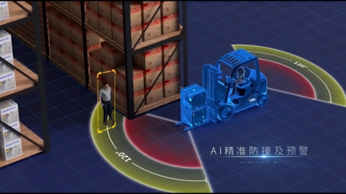 芯辉电子AI防撞技术提升叉车作业安全
