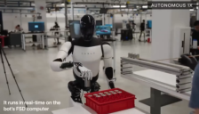 机器人进厂，通用标签被撕 