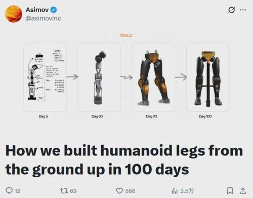 百天攻克人形双腿 开源整机成本仅2.5万美元