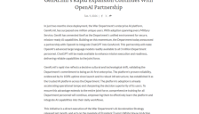 OpenAI入驻美国防部AI平台 