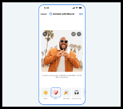Facebook 引入AI动态头像与背景 力争激活平台活力