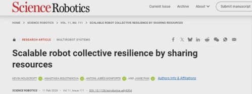 EPFL实现机器人集体续命技术