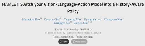 KAIST与UC Berkeley团队为VLA模型赋予记忆 实测成功率提升一倍