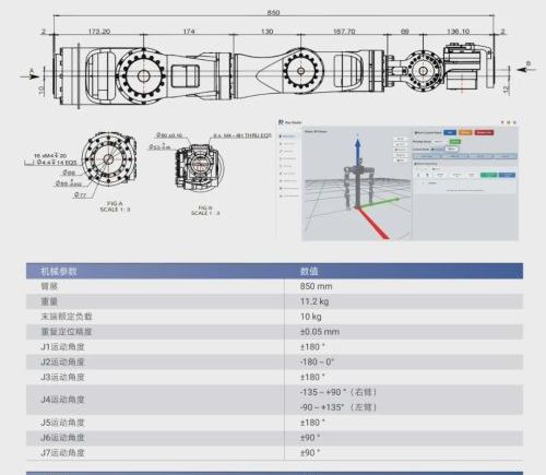 睿柏智悦RB-A850-10机械臂推动具身智能发展