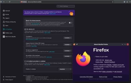 Firefox 148 发布，用户可一键屏蔽 AI 内容