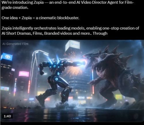 Zopia革新短剧制作：多智能体协作，24小时自动产出电影级作品