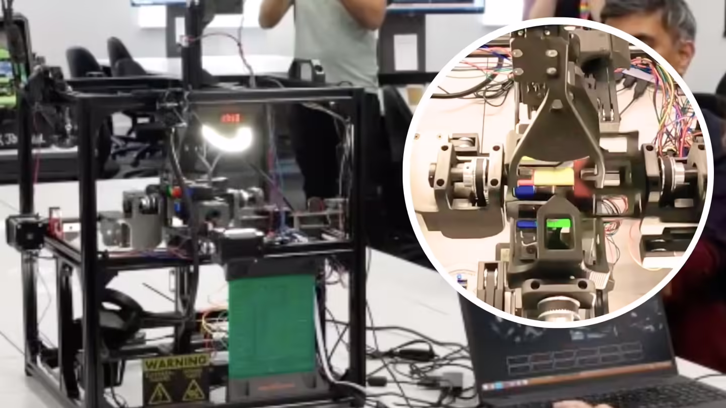 英国兄弟研发魔方机器人 45.3秒破四阶魔方世界纪录