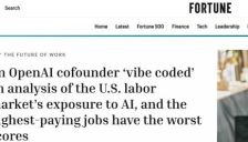 OpenAI创始人：高收入职业更易被AI取代 