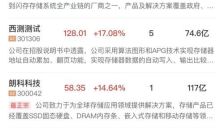 【午报】创业板指探底回升涨0.89%，科技股集体回暖，存储芯片、算力硬件联袂领涨