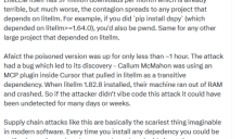 AI圈现教科书级投毒：Karpathy发帖警告，千万级神库litellm遭殃 