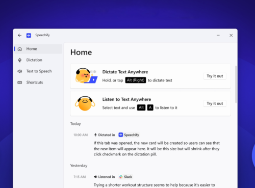 Speechify发布Windows原生应用 挑战系统听写算力本地化