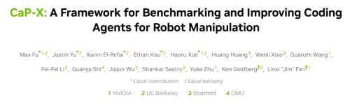 李飞飞发布CaP-X框架 真实机械臂零样本完成复杂任务