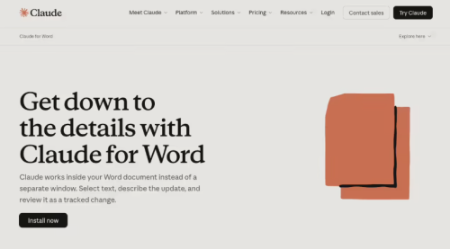 Anthropic 发布 Claude for Word 测试版，定位律师“数字助理”工具