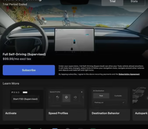 特斯拉2026春季更新推出Grok功能 FSD支持一键订阅 车载AI正式进入语音时代